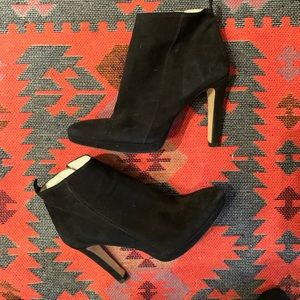 Black Zara Heeled Booties